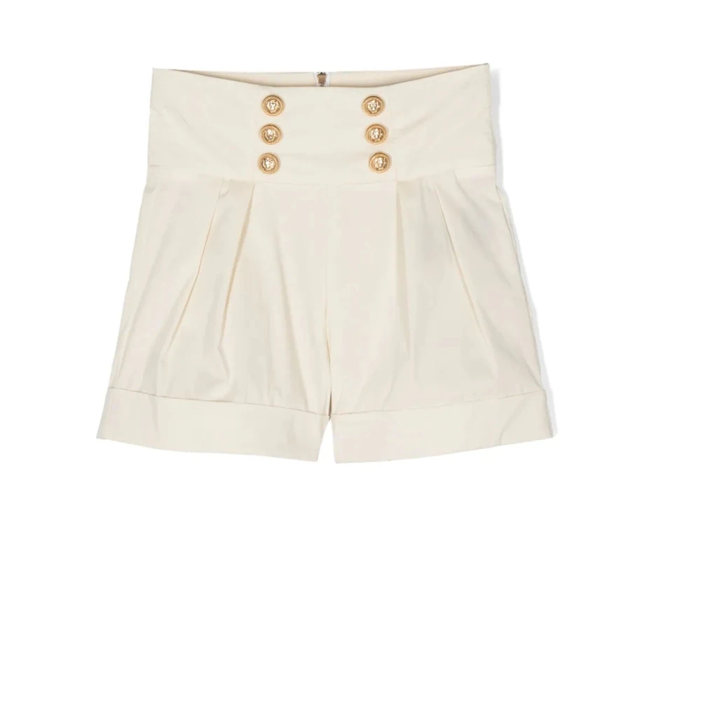 Balmain Shorts Beige, Flicka