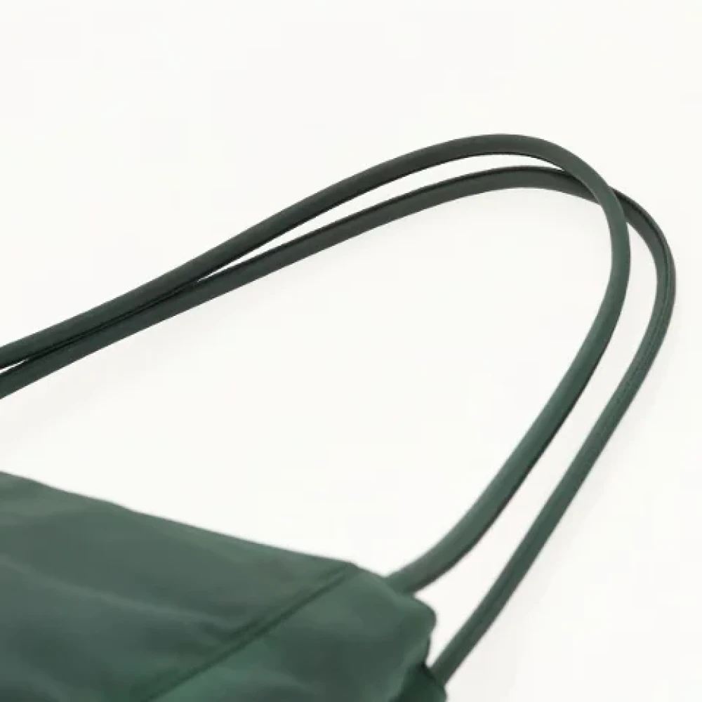Prada Vintage Pre-owned Nylon prada-bags Green Dames