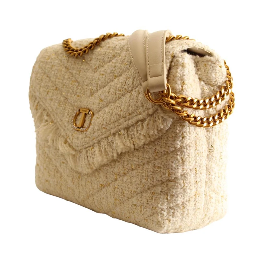 Twinset Stijlvolle Crossbody Claudi Handtas Beige Dames