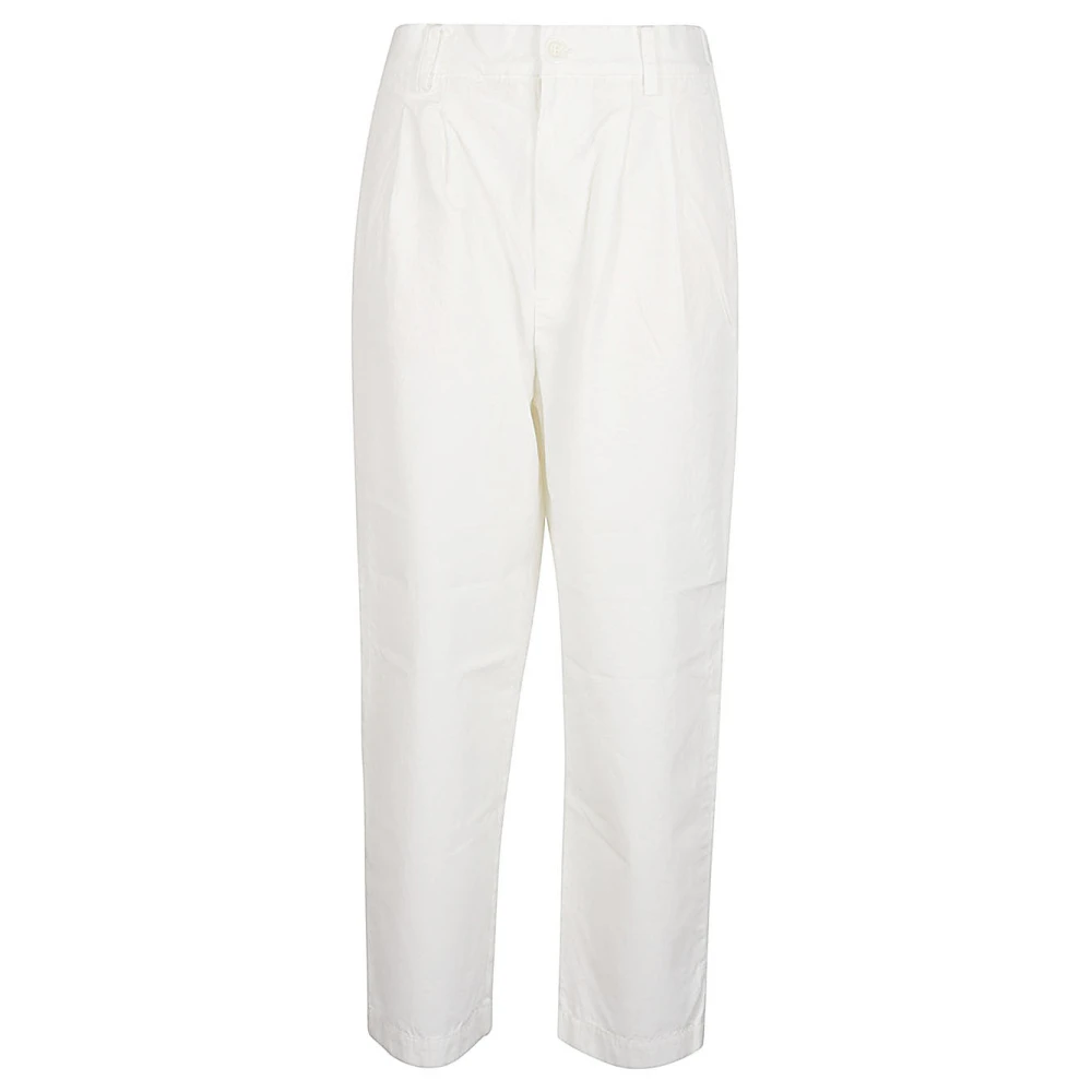 Sarahwear Cropped Trousers White Dames