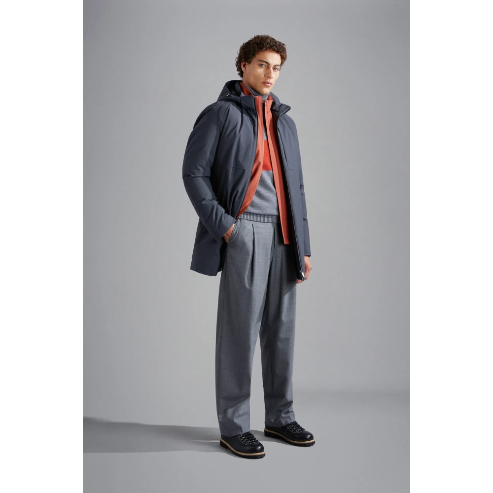 PAUL & SHARK Parka van technische stof Gray Heren