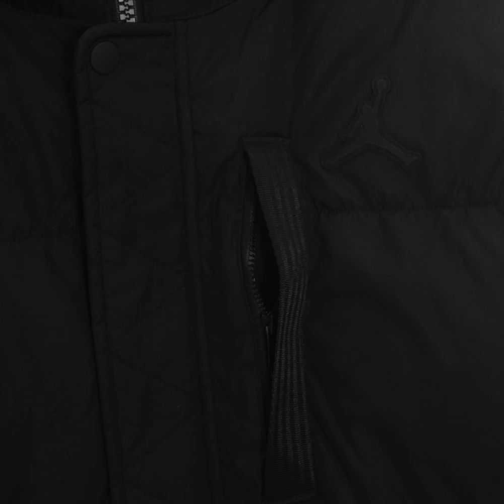 Jordan Waterafstotende Dons Parka met Capuchon Black Heren