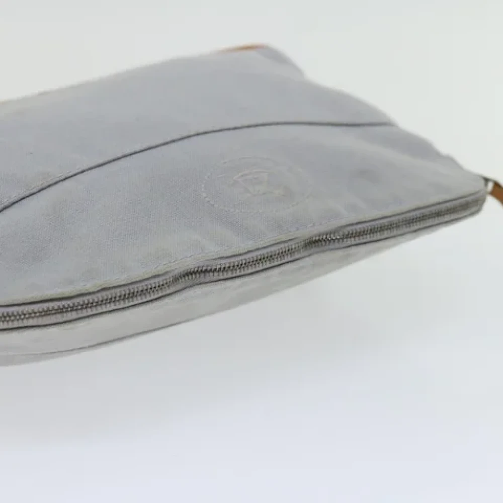 Hermès Vintage Pre-owned Canvas pouches Blue Dames
