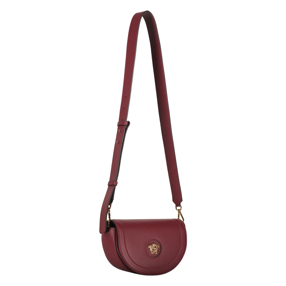 Versace Stijlvolle leren crossbodytas Red Dames