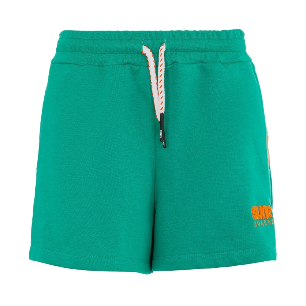 Suns Logo Basic Shorts Green Dames