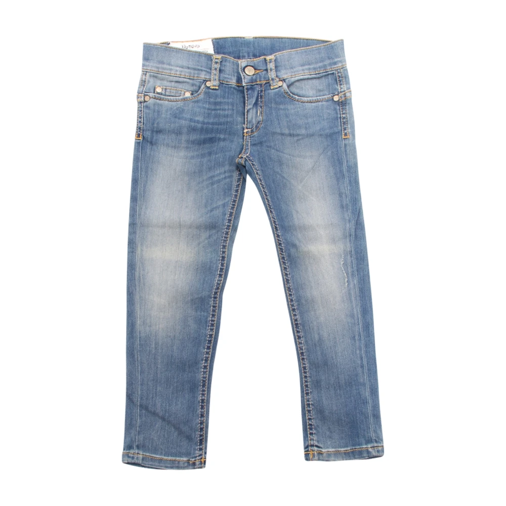 Dondup Girls Blue Lambda Distressed Trouser - Jeans - 4 Y - Kids