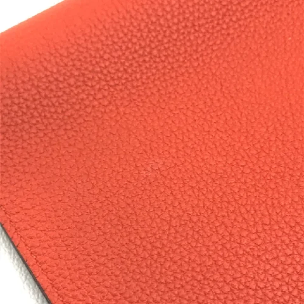 Hermès Vintage Pre-owned Leather wallets Orange Dames