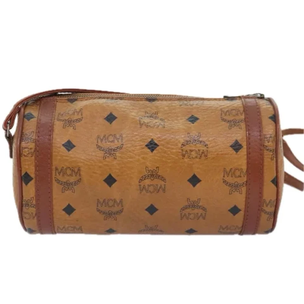 MCM Pre-owned Leather shoulder-bags Brown Dames