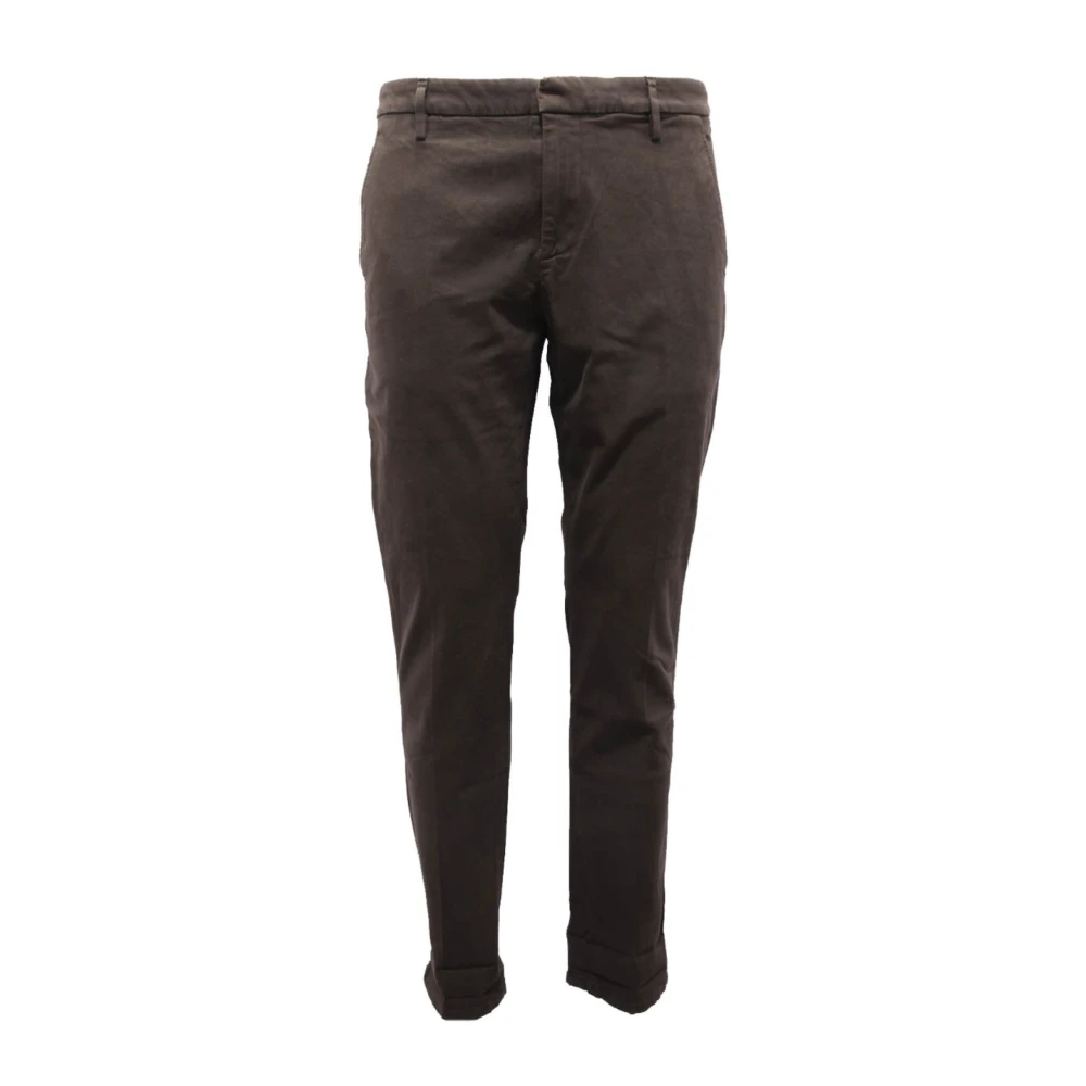 Dondup Men's Brown Chinos, W30, Cotton Trouser Gaubert Style