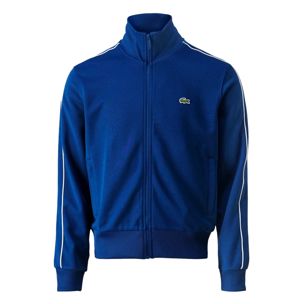 Lacoste Royal Paris Gestreepte Jas Blue Heren