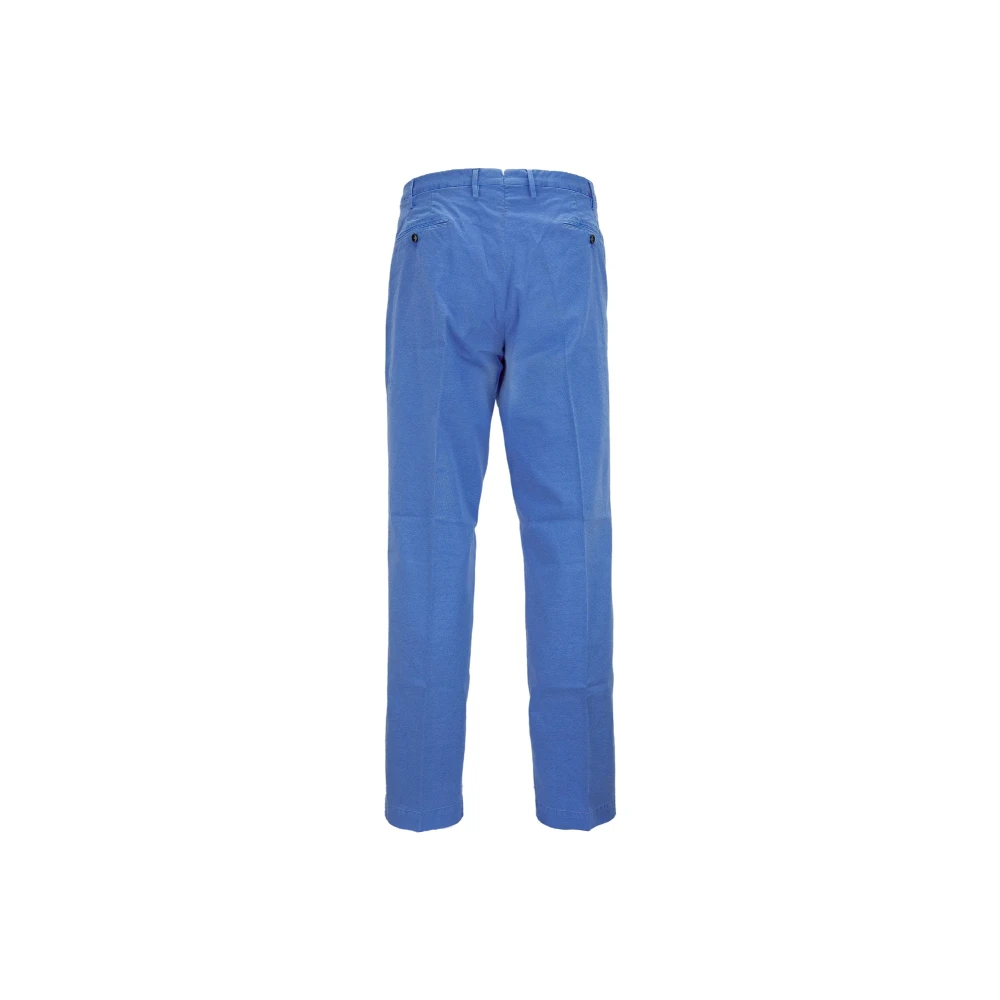 PT Torino Heren Broek met Knoopsluiting Blue Heren