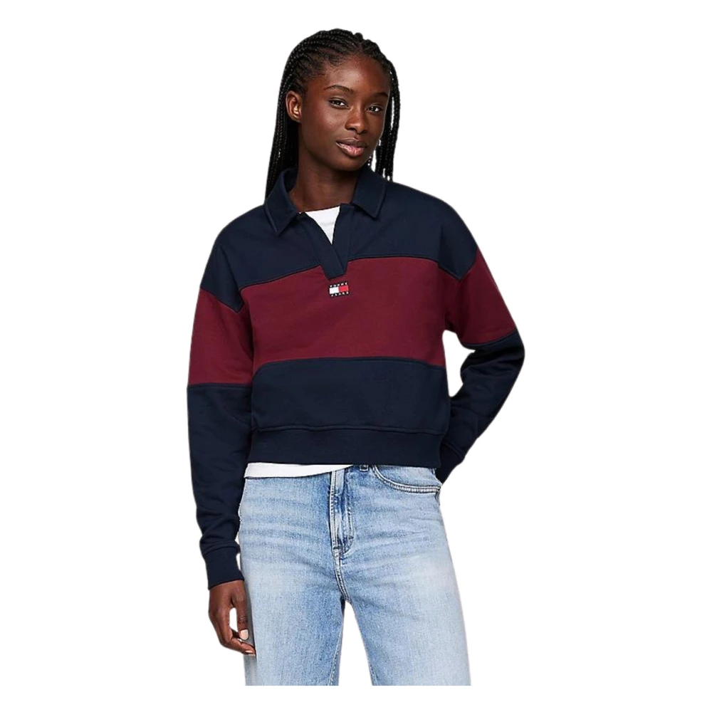 Tommy Hilfiger Blauwe Truien voor Mannen Multicolor Dames
