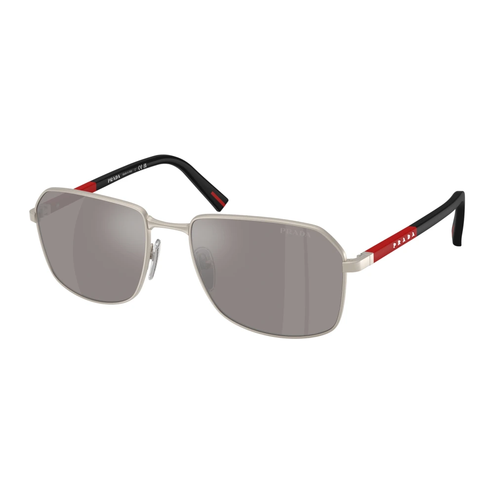 Prada Men's Brown Sunglasses Linea Rossa Ps A51s Medium