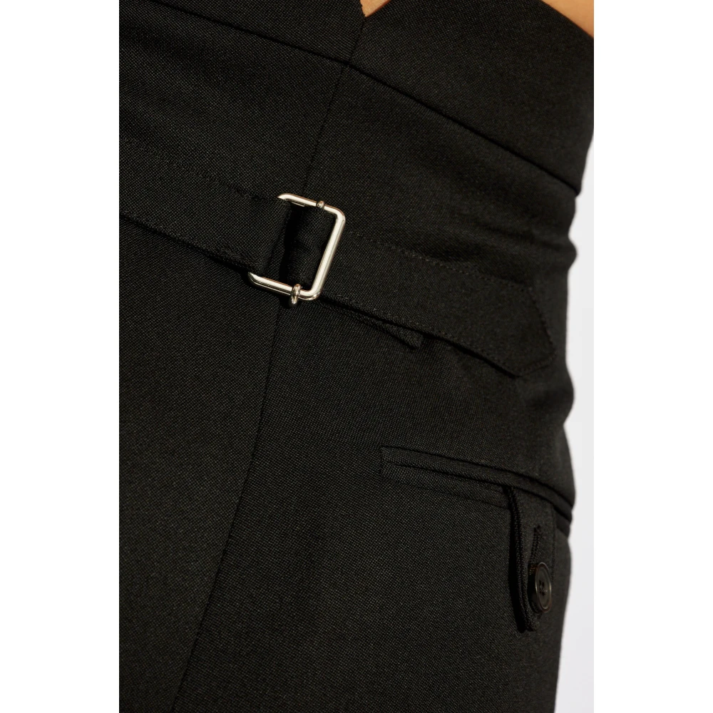 alexander mcqueen Wollen broek Black Dames