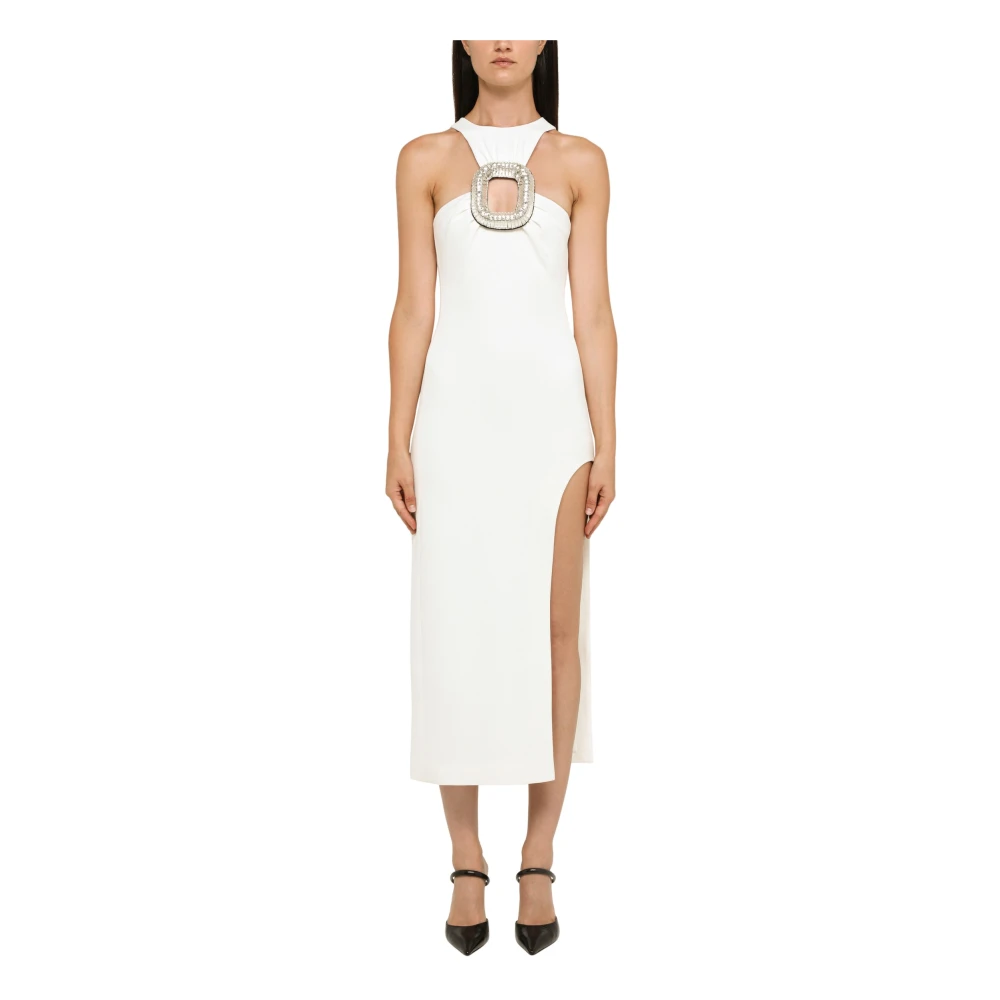 David Koma Lange Damesjurk Elegante Stijl White Dames