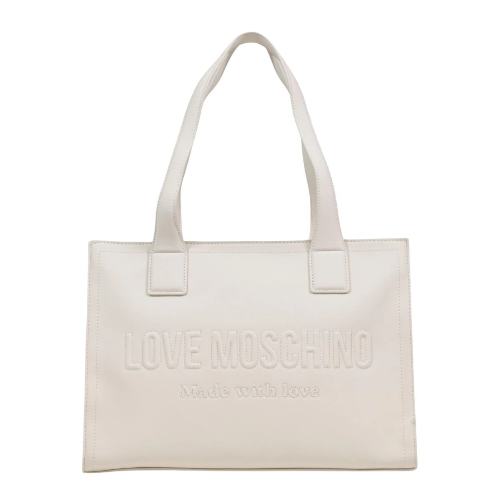 Love Moschino Women's Beige Shopping Bags, One Size, Jc4045pp1 Tote Bag