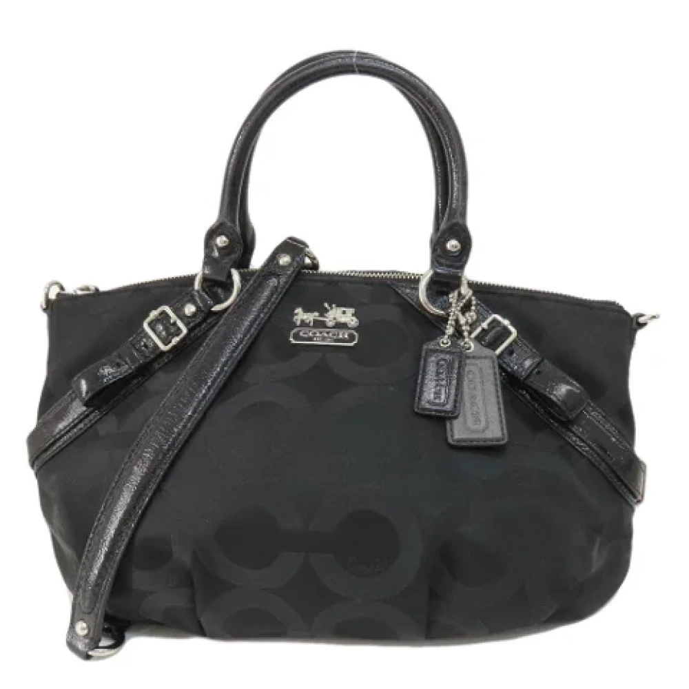 Coach Pre-owned Plastic handbags Black Dames