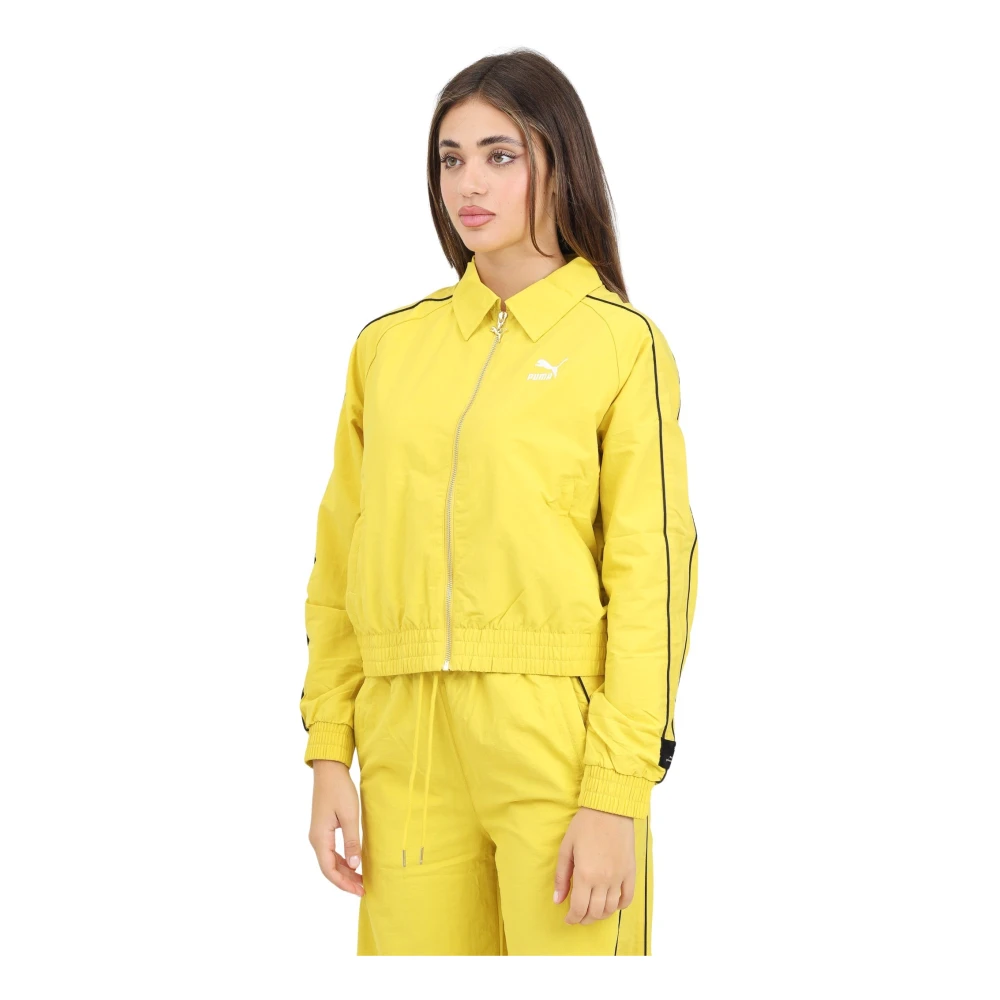 Puma Retro Windjack Play Loud T7 Yellow Dames