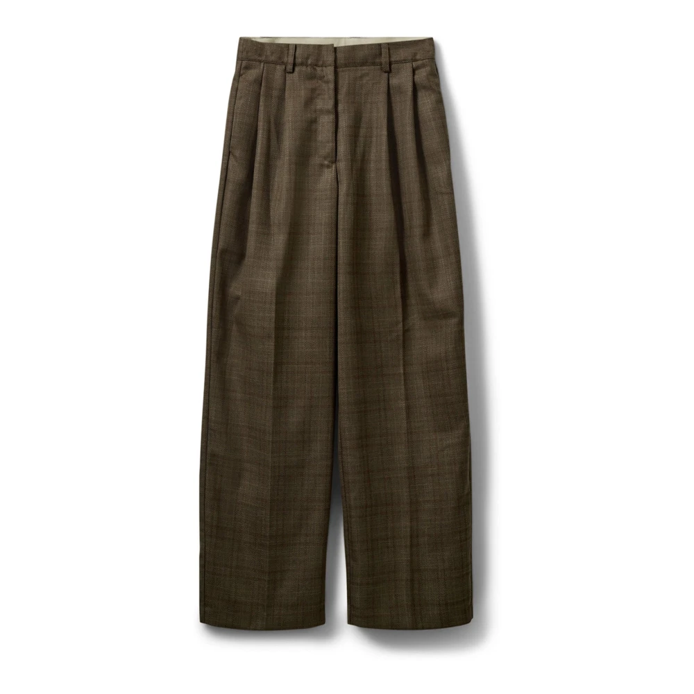 Sofie Schnoor Brown Reinesw Wide Leg Trousers - Female - Wide Trousers - Xs - Trousers