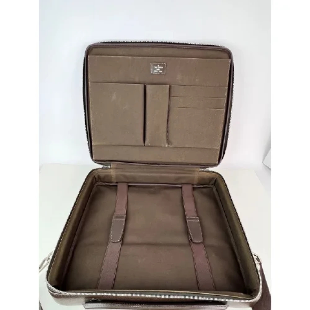 Louis Vuitton Vintage Pre-owned Leather briefcases Brown Dames