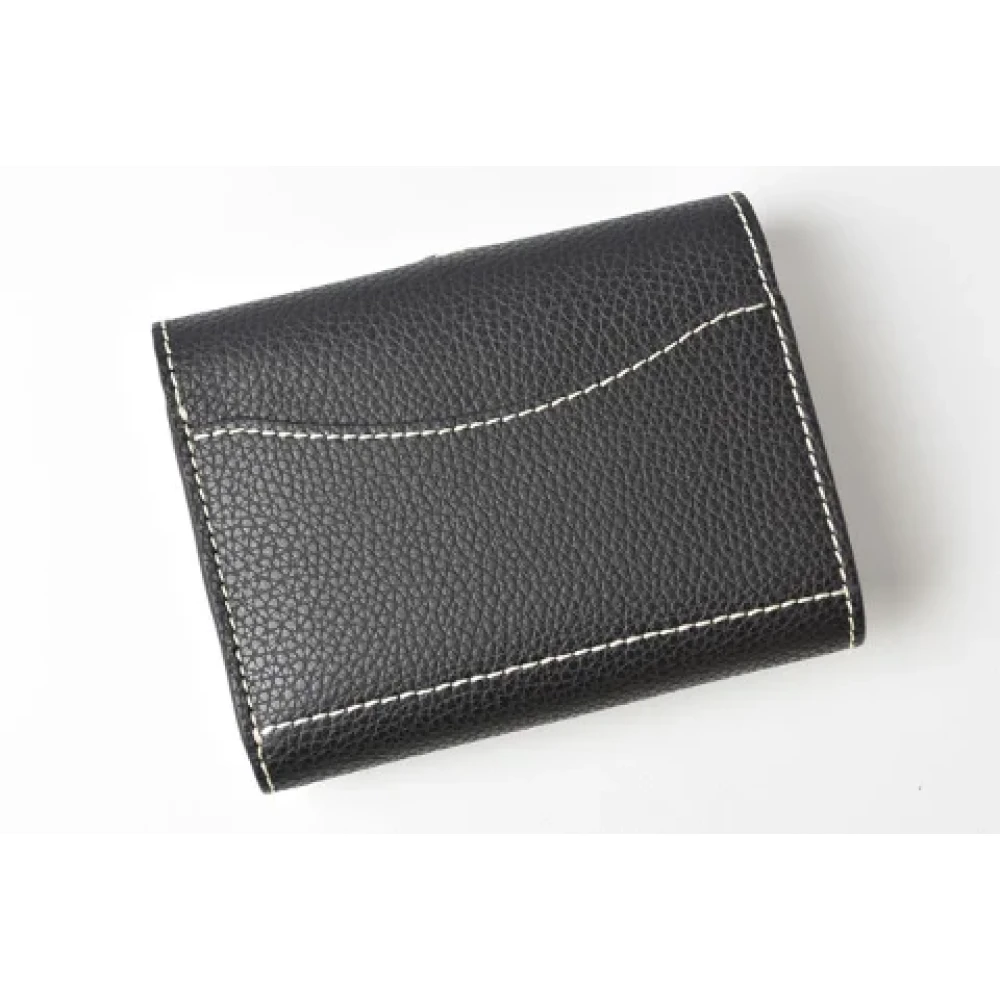 Chloé Pre-owned Leather wallets Black Dames
