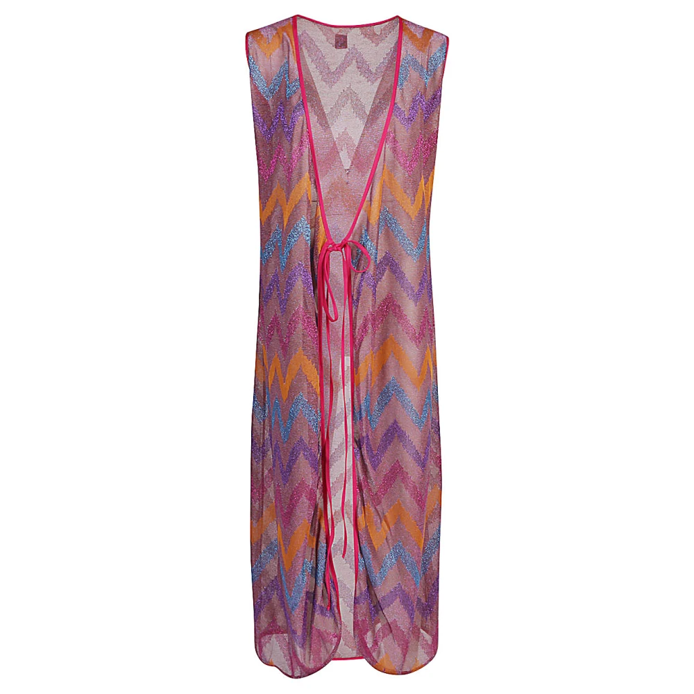 Feel me Fab Quadrifoglio Bedrukte Lange Jurk Multicolor Dames