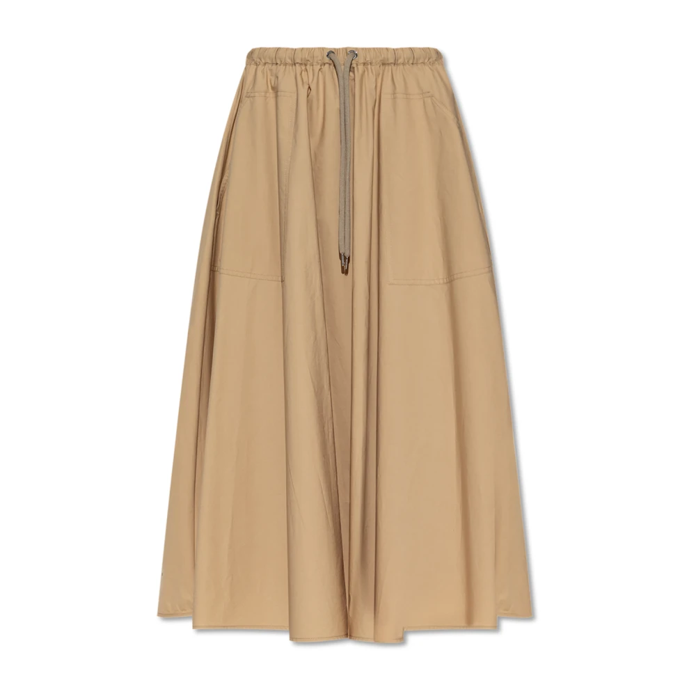 Moncler Katoenen rok Beige Dames