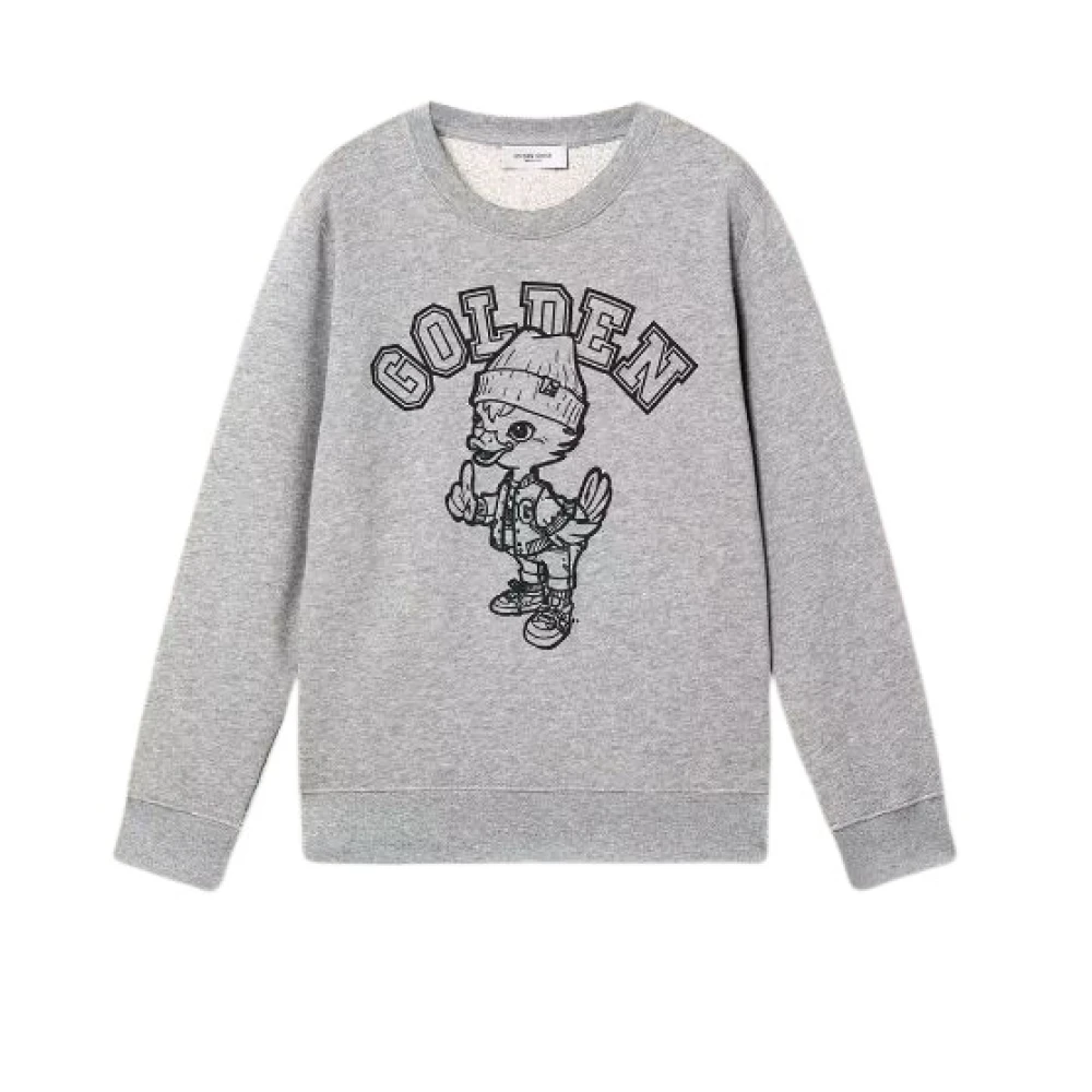 Golden Goose Men's Gray/Golden Crewneck Sweatshirt