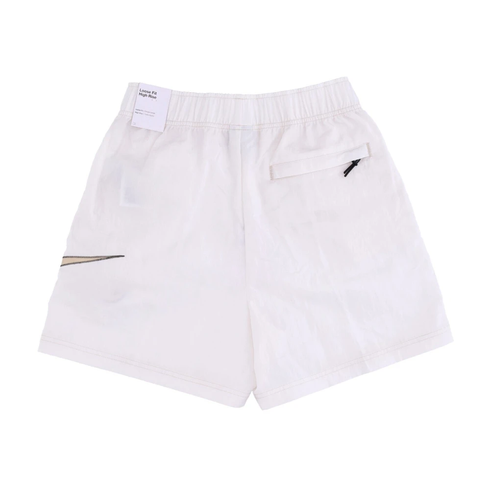 Nike Hoogbouw geweven sportshorts Phantom White Dames