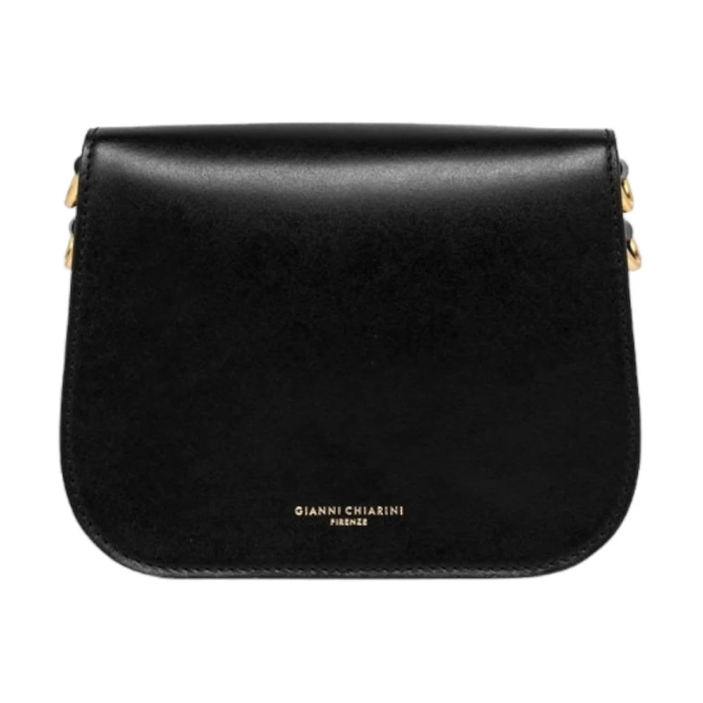 Gianni Chiarini Zwarte Leren Crossbody Tas Meg Black Dames