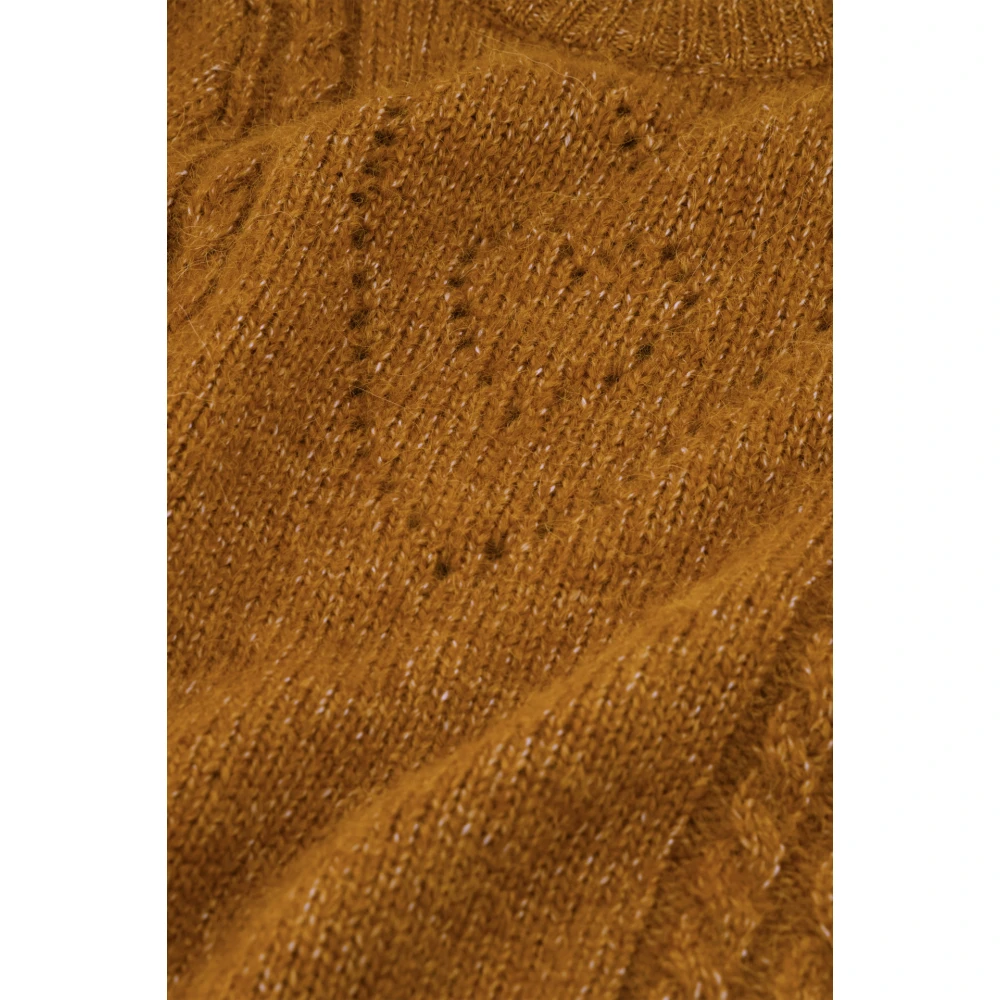 Fabienne Chapot Hart Detail Ballonmouw Pullover Brown Dames
