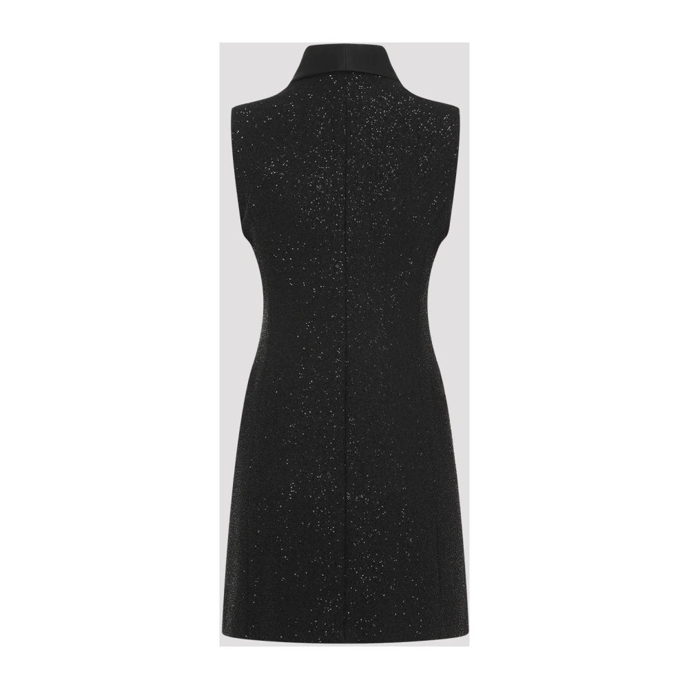 Max Mara Paillet Eiffel Mini Jurk Black Dames