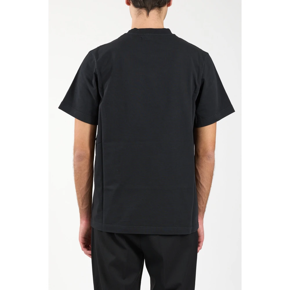 Mauro Grifoni Katoenen T-shirt met Bedrukt Logo Black Heren