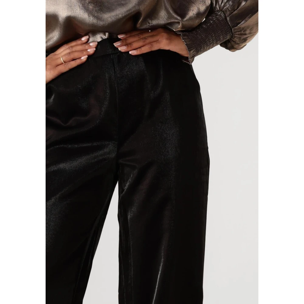 Nukus Elegante Zwarte Broek voor Vrouwen Black Dames