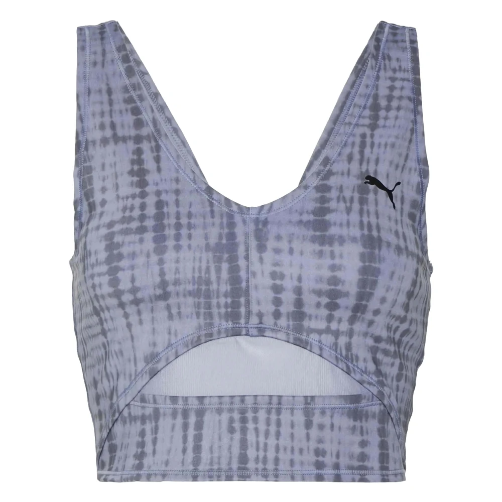 Puma Studio Crop Bra Blue Dames