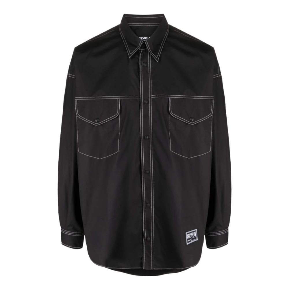 Versace Jeans Couture Overhemden Black Heren
