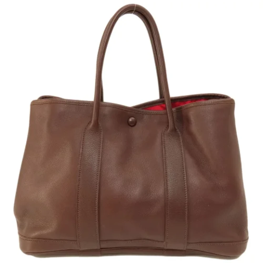 Hermès Vintage Pre-owned Leather totes Brown Dames