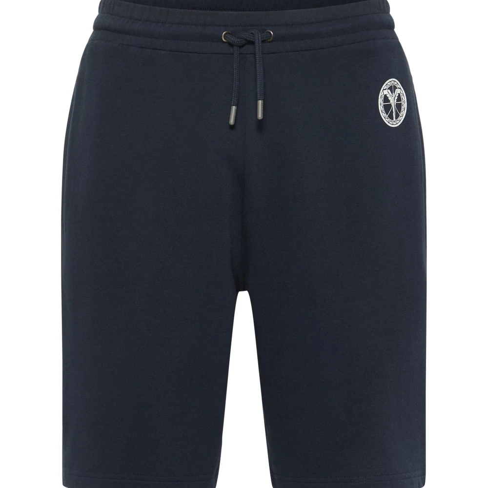 Carlo Colucci Men's Blue Casual Shorts, L, Casual Fashion Shorts