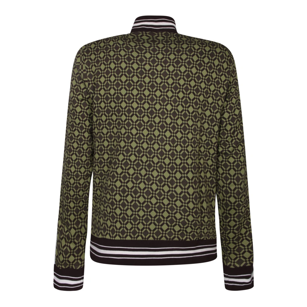 Wales Bonner Groene Jacquard Blazer Green Heren
