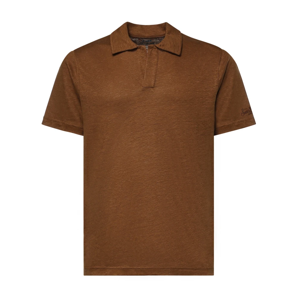 Mc2 Saint Barth Brown Polo Shirts, Male, S, Fraser Polo