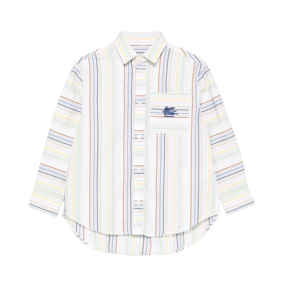 Etro Boys Multicolor Kids Shirts, 8 Y, Cotton Shirt