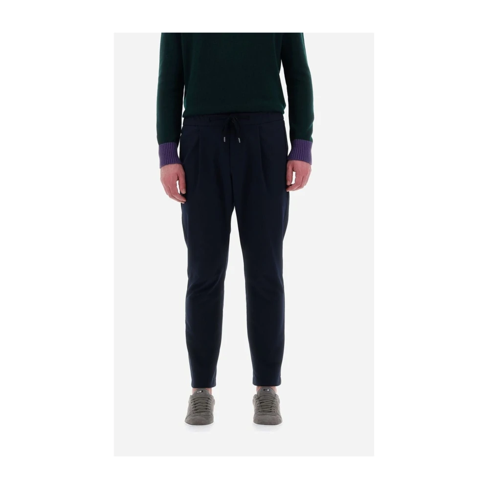 Herno Tech Warm Pants Slim Fit Black Heren