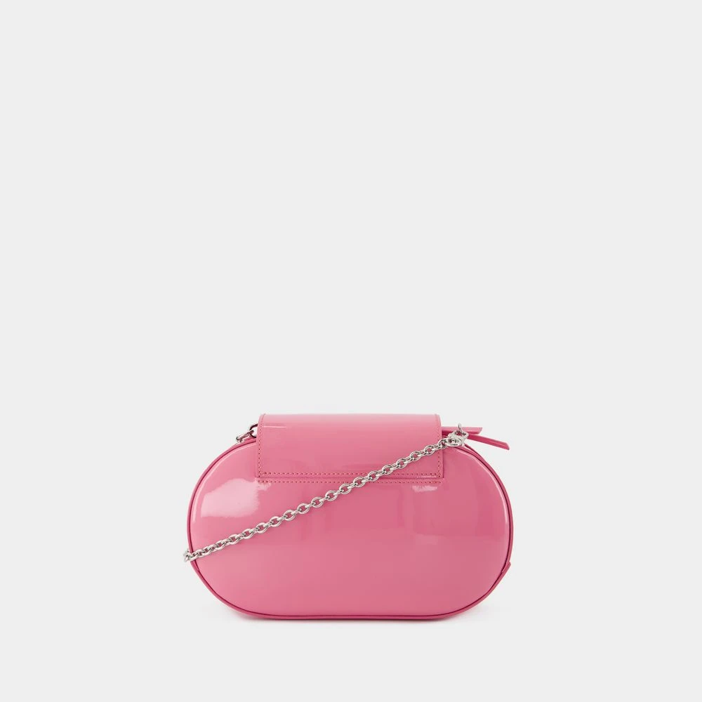 Vivienne Westwood Roze Leren Crossbody Tas met Hartflap Pink Dames