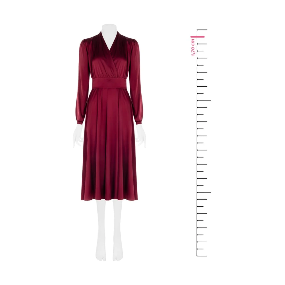 RINASCIMENTO Elegante Jurk Collectie Herfst Winter Red Dames