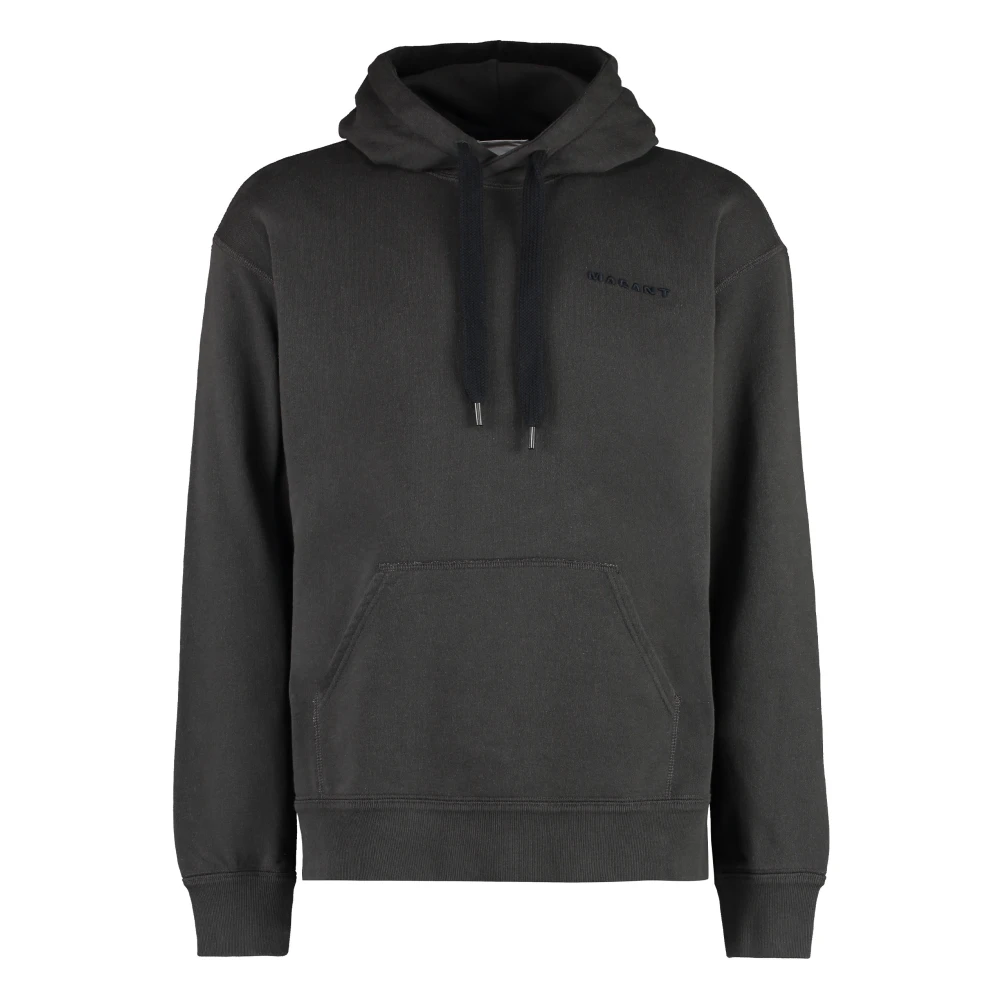 Isabel marant Marcello Hoodie met Verstelbare Trekkoord Black Heren