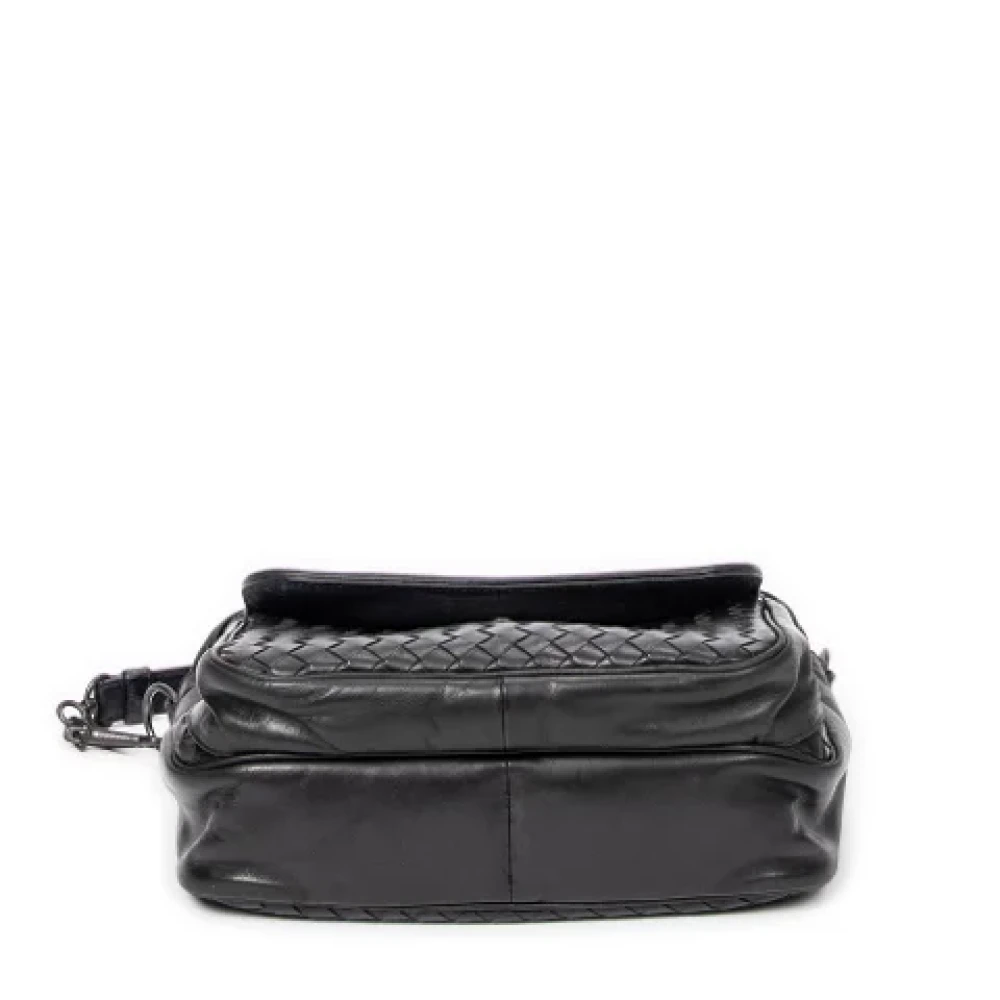 Bottega Veneta Vintage Pre-owned Leather shoulder-bags Black Dames