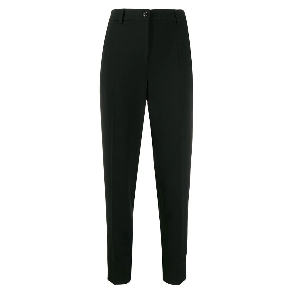Boutique Moschino Zwarte Slim Fit Pantalon Black Dames