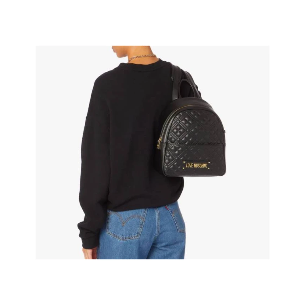 Love Moschino Rugzak Black Dames