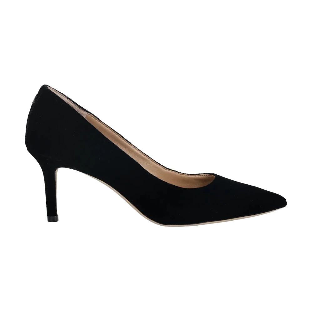 Ralph Lauren Svart Lanette Pumps Closed Toe