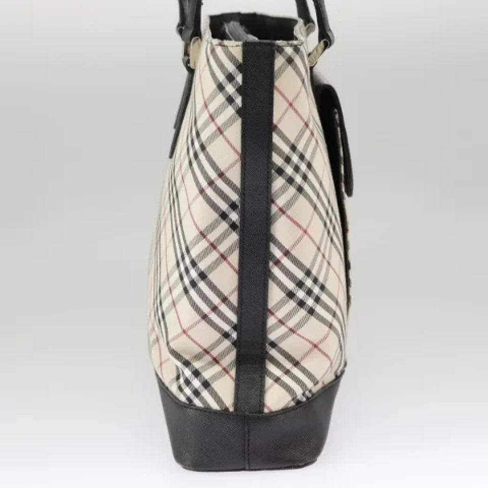 Burberry Vintage Pre-owned Canvas shoulder-bags Beige Dames